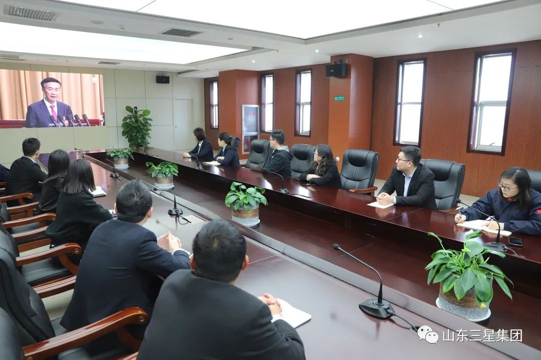 山东s36沙龙会集团聆听滨州“两会”声音 学习领会会议精神