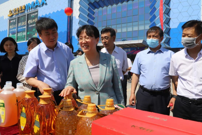山东s36沙龙会集团参加2022年滨州市粮食和物资储备科技活动周启动仪式