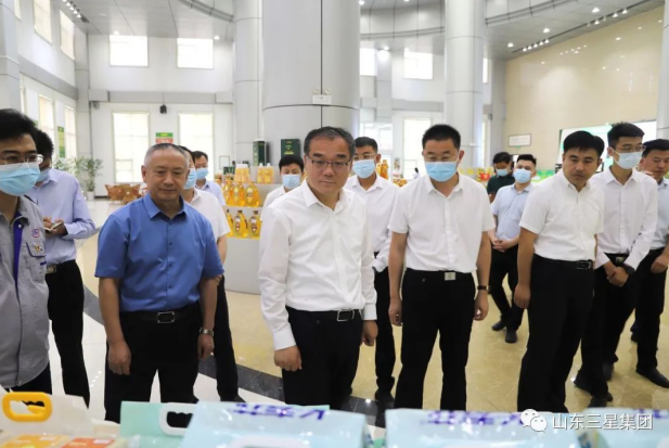 邹平市委书记吕明涛来山东s36沙龙会集团调研指导工作