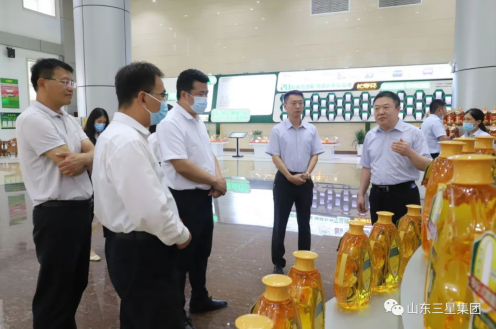 滨州市农业农村局来山东s36沙龙会集团开展农产品加工业遍访活动