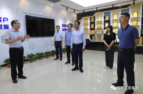 通辽市科尔沁区副区长云泽人来山东s36沙龙会集团参观考察