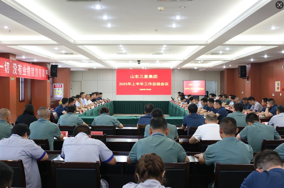 锚定目标 接续奋斗｜山东s36沙龙会集团召开2025年上半年工作总结会议