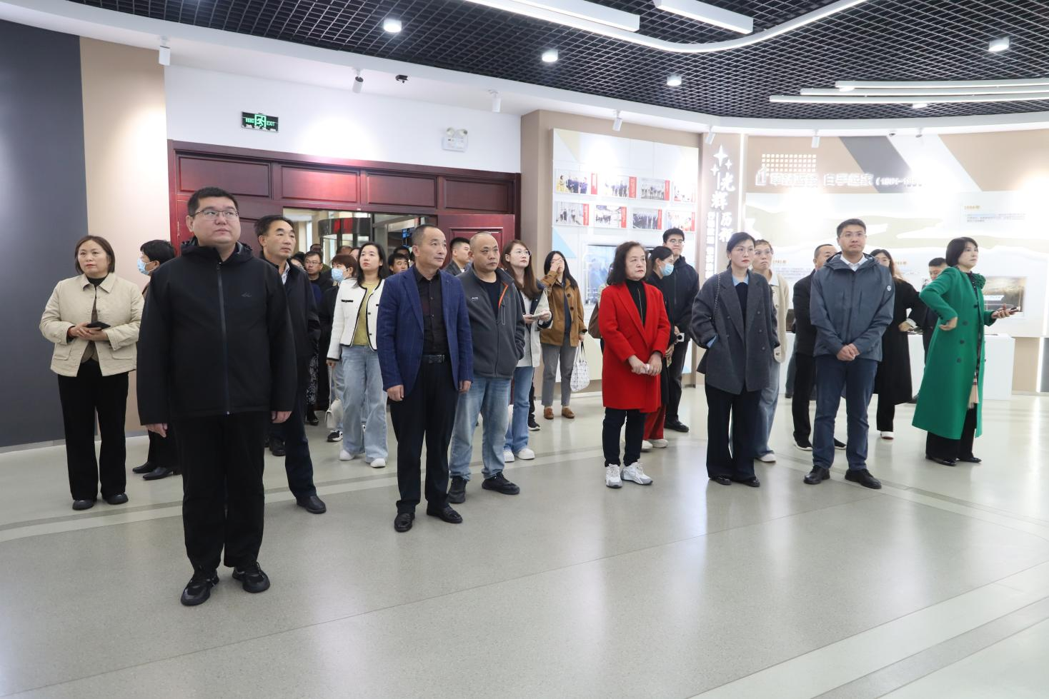 东营市垦利区“两新”党组织创优示范培训班来山东s36沙龙会集团参观交流