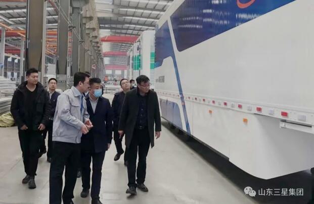 深圳市中创镁工程技术有限公司董事长陈晓阳一行来山东s36沙龙会集团参观座谈
