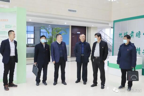 邹平市应急管理局党组书记、局长吕秩荣来山东s36沙龙会集团调研