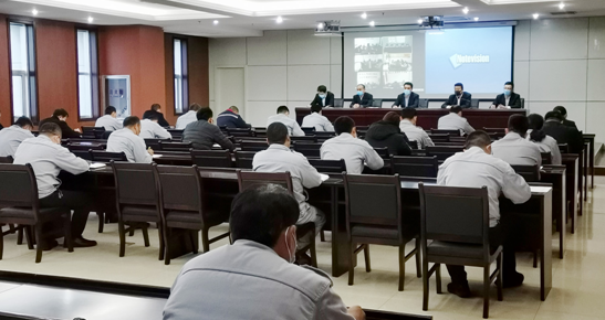 【筑牢安全防线】山东s36沙龙会集团召开安全生产月度会议