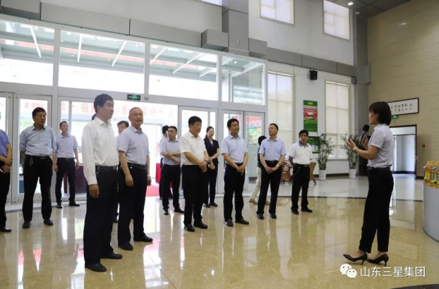 德州市政协党组成员、副主席才玉璞来山东s36沙龙会集团参观调研