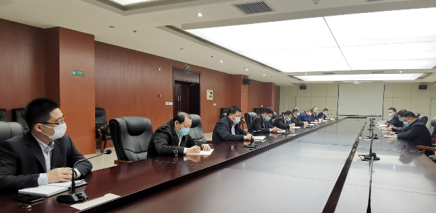 转思想提素质强担当 山东s36沙龙会集团召开复工达产后首次经理办公会